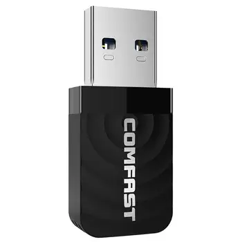 COMFAST CF-812AC Bezdrôtovej Sieťovej Karty 5.8/2.4 GHz Dual Band Mini USB 3.0 1300Mbps Ethernet WiFi Dongle Adaptér Prijímač