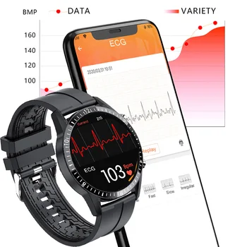 LIGE Smart Hodinky Mužov monitorovanie Srdcovej frekvencie Vodotesný IP67 Smartwatch 1.3 palcový Full HD dotykový displej Fitness Športové Watchs Pre Mužov