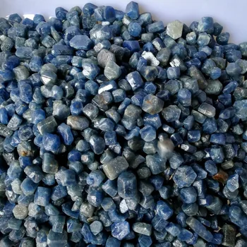 Prírodné Modré Korund monokryštálov Surového Kameňa Vzor Sapphire Vlna Crystal Surového Kameňa 7~10 mm