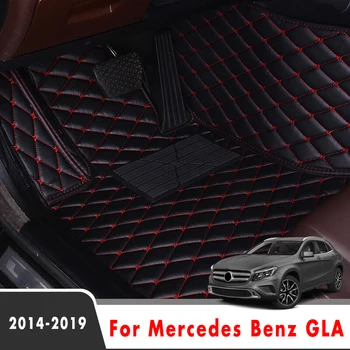 Auto Podlahové Rohože Pre Mercedes Benz GLA 2019 2018 2017 2016 Koberce Vlastné Auto Styling Interiérové Doplnky Nohy Podložky