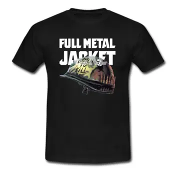Full Metal Jacket Bullet US Marines Vojny vo Vietname T shirt Mužov Bavlna tee USA Veľkosť