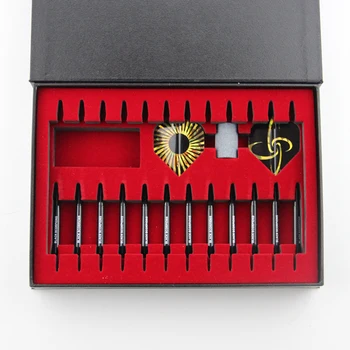 Vysoko Kvalitné 12PCS Prípade Dart v Čiernej farbe 14 * 20 * 3.5 CM Šípky Tool Box je Vhodný Pre Šípky Oceľové Hrot Šípky Elektronické