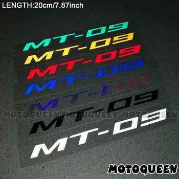2X Motocyklové kolesá, ráfiky prilba Telo Shell Tank Pad Kapotáže Reflexné Nálepky Nálepky s logom pre MT-07 MT-09 MT07 MT09