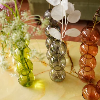 O. RoseLif Crystal Ball Bublina Sklenené Vázy Kvet Usporiadanie Hydroponics Loptu Kvetinový DIY Umenie Kvet Ware Bar Office Home Decor