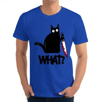 Mačka, Čo Vražedné Halloween Vlastné T-shirts Vybavené, pohodlné Bavlny Mladých Topy Tees Rodiny Tee-Shirts ostern Deň
