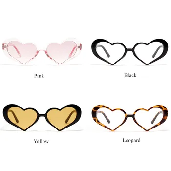 XojoX Srdce, Slnečné Okuliare Ženy Módne Retro Transparentné Objektív Dizajn, Ružová, Slnečné Okuliare Odtiene Dievčatá Milujú Okuliare V Tvare Srdca