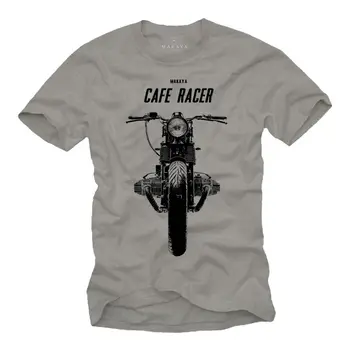 2019 Hot predaj Fashion tričko Rockabilly Motorrad Herren T-Shirt mit Cafe Racer - Spôsobom Twin Bobber Tričko Tee tričko