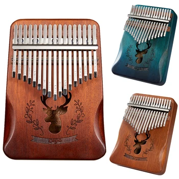 Byla kalimba 17 tlačidlo Palec Klavír Mahagón Drevené mbira hudobné instrumentos musicales 30 kľúčových nástrojov calimba stroj teclado