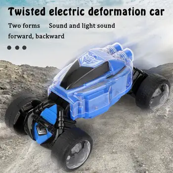 RC Stunt Car So Svetlom Zvuk Krútenie Deformácie, RC Auta, Vysoká Rýchlosť Elektrické Torzia Lezenie Auto Pre Chlapca Dieťa