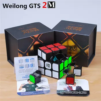 Moyu weilong gts v2 m magic speed kocka povolanie kocky magnety puzzle kocky gts2m magnetické 3x3x3 kocka
