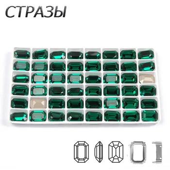 CTPA3bI K9 Crystal Emerald Farba Šiť Na Kamienkami Pointback Šitie Voľné Farebné Plavidlá DIY Drahokamy Oblečenie Koruny Svadobné Šaty