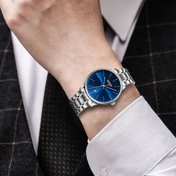 Cadisen 2020 Luxusné Automatické Mechanické Hodinky pre Mužov Top Značky Nerezové Náramkové hodinky pánske Bussiness Vodotesné Hodinky