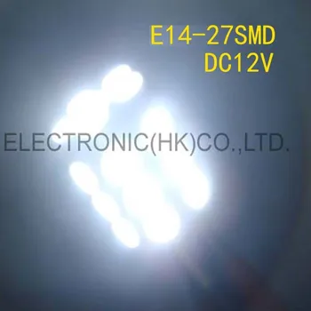 Vysoká kvalita 12v E14 led svetlá DC12V E14 led žiarovky,Led dekoratívne svetla E14 led žiarovky, Led crystal light doprava zadarmo 10pcs/veľa