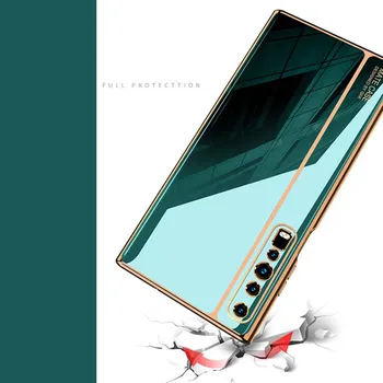 Luxusné Vzor Pokovovanie Mäkké puzdro Pre Huawei Mate XS Mobilný Telefón Prípade Anti-knock Kryt Coque KS0904