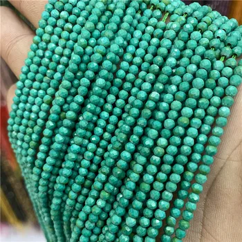 Prírodný Kameň Tvárou Afriky Turquoises Kameň Korálky 2 mm 3 mm Voľné Korálky Pre Šperky, Takže DIY Náramok, Náušnice, Náhrdelník