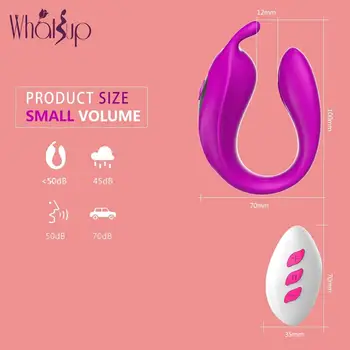 Vibrador jugetes sexuales para la mujer diaľkové ovládanie bezdrôtových Silný G Mieste Klitorálny sexuálne hračky pre páry, duálne vibrácie