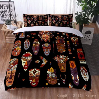 Africké Egyptský 3D Vytlačené Deka Kryt obliečka na Vankúš posteľná bielizeň Zber bytový Textil Deka Kráľovná Veľkosť Dole Deka Kryt obliečka na Vankúš
