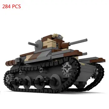 Horúce vojenské WW2 technic vozidiel Japonsko Typ 95 ľahký tank zbrane armády vojny Stavebné Bloky model moc tehly hračky pre dieťa darček