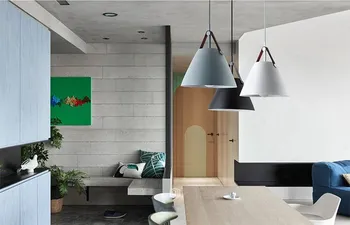 Nordic Moderný Prívesok Svetlá Kuchyňa Lampa Vintage Hanglamp pre Podkrovia Strop Obývacej Štúdia Jedáleň LED Osvetlenie Domova