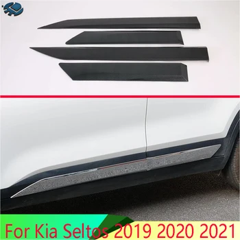 Pre Kia Seltos 2019 2020 2021 Auto Príslušenstvo, ABS Chrome Bočné Dvere Tela, Tvarovanie Plastov Výbava
