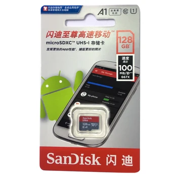 Sandisk Ultra karty Micro SD Class10 U1 TF karta 16gb 32gb 98Mb/s 64 gb 128 gb kapacitou 100Mb/s, pamäťová karta pre samrtphone a PC stôl