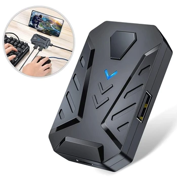 3 v 1 Bluetooth Herné Klávesnice, Myši Converter Combo pre Smartphone PC PUBG Mobilné Hry Príslušenstvo