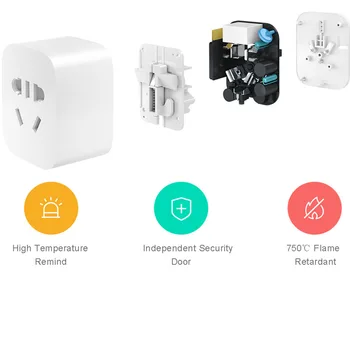 Pôvodný Xiao Mijia Mi Smart Power Zástrčky Časovač Prepínač Powercube Základné XIOMI Bezdrôtový Wifi Aplikáciu Diaľkové Ovládanie Eú Adaptér