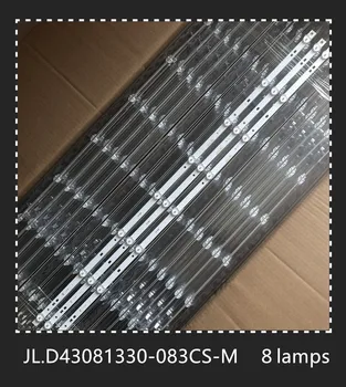 Nové Podsvietenie LED Pásy 8Lamps JL.D43081330-083CS-M E469119 Pre LC430DUY-SHA1/F43D7000K T43D16SF-01B SAMPO EM-43AT17D 43L1600