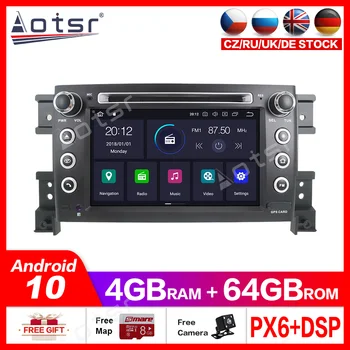 Android10.0 4G+64GB Auto Multimediálne Rádio DVD Prehrávač Pre Suzuki Grand Vitara 2005-2012 GPS Navigáciu video headunit audio dsp