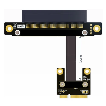 PDO-Link 8Gbps Mini PCI-e mPCIe Do PCIe x8 PCI-E 8x Adaptér Predlžovací Kábel Gen3.0 Mini-PCIe Stužkový Kábel Mini pci e