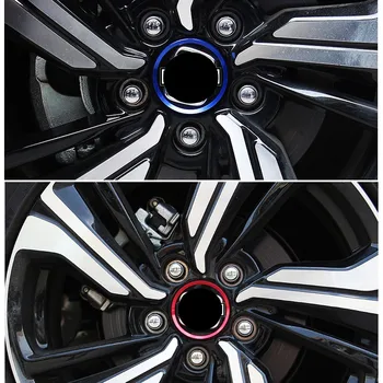 4pcs auto styling kvalitné náboj kolesa dekorácie krúžok pre Peugeot 307 206 univerzálny hliníkovej zliatiny Kruhu nálepky Príslušenstvo