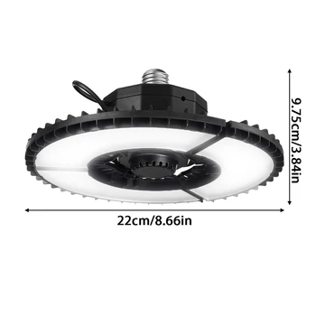 60W/150W LED Garážové Svetlo Deformovateľné Stropné svietidlo UFO LED Svietidlo Priemyselné Skladacie prechodovej Svetlo Lampy, Sklad, Dielňa