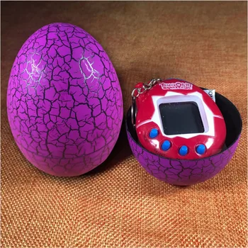 Multi-farby Dinosaurie vajcia Virtuálnej Počítačovej Digitálnej Pet Hry Hračka Tamagotchis Digitálnych Elektronických E-Pet Veľkonočné Vajíčko Darček Pre Deti