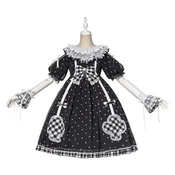 Uwowo Originálny Dizajn Bubble Tea-Oreo Lolita Šaty Cosplay Kostým Pre Ženy Lolita Šaty Pre Dievča