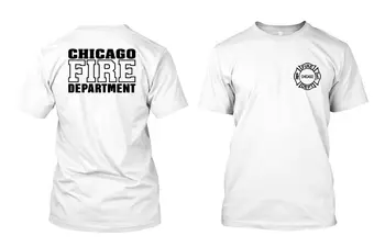 Hot Predaj Mužov Tričko Fashion Chicago Fire Department - Vlastné pánske Čierne Tričko Tee Letné T-shirt