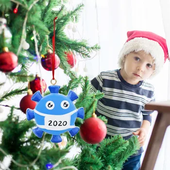 Krásne Vianočné Ozdoby Farebné Príležitosti 2020 Vianočný Stromček Visí Prívesok 2021 Domáce Dekorácie Navidad Dekor