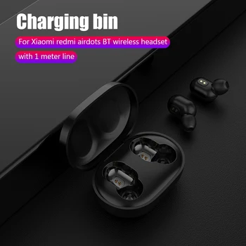 300mAh Plnenie Prípade S USB Kábel Pre Xiao Redmi AirDots TWS EarbudsWireless Bluetooth Headset Slúchadlá, Príslušenstvo