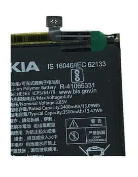 Pôvodné HE363 3500mAh Batérie Pre Nokia X7 TA-1131 TA-1119/Nokia 8.1 TA-1119 TA-1128 ON 363 Batérie Bateria