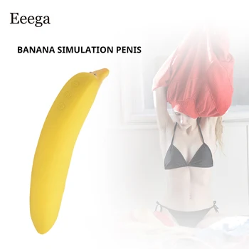 Dildo Banán Vibrátor Klitorisu Sexuálne Hračky pre Ženy USB Nabíjateľné Masér G Mieste Mačička Pošvy Stimulátor Dospelých, Sexuálne Hračky