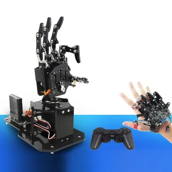 Open Source Bionic Robot Strane Pravej Ruke Päť Prstov pre STM32 Verzia + Nositeľné Mechanické Rukavice