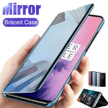 Smart Mirror Flip puzdro pre Xiao POCO M3 Kryt Telefónu Luxusné Lode Stoja Kožené púzdra pre POCO M3 X3 NFC M2 Pro Kryt