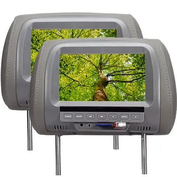 SH7038-P5 Jeden Pár Pôvodné priame 7 Palcov Auto Monitor TFT LED Digitálne Obrazovky Monitor na opierku hlavy MP5 Prehrávač, Podpora USB & SD Kartu