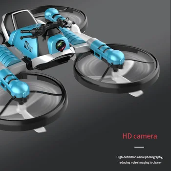 NOVÉ Drone S Kamerou 2.4 G Diaľkové Ovládanie Vrtuľníku Deformácie Motocykel Skladacie Štyri osi Lietadla rc Quadcopter Hračka -40
