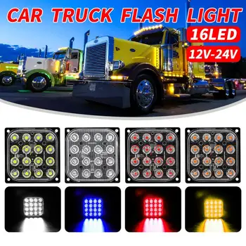 1 pár Truck Bočné svetlo ultra tenké 16W LED námestie vyzdvihnutie bočné svetlo vysoký jas DC 12v-24v Univerzálny Auto Príslušenstvo Svetlo