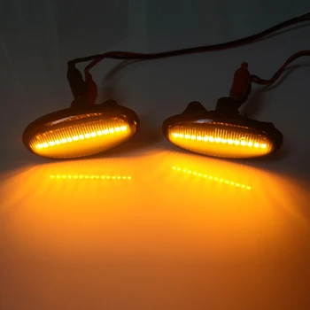 2 Kusy LED Dynamický Zase Signál Bočné Obrysové Svetlo Sekvenčné Blinker Svetlo Na Mazda 2 Pre Mazda 3 5 6 BT-50 MPV