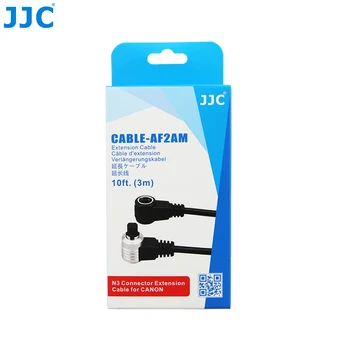 JJC Diaľkové Predlžovací Kábel Kábel pre Canon EOS 5D Mark III II 6D 7D Mark II 1D Mark II III IV 1Ds Mark II 5DS R Nahradiť ET-1000N3