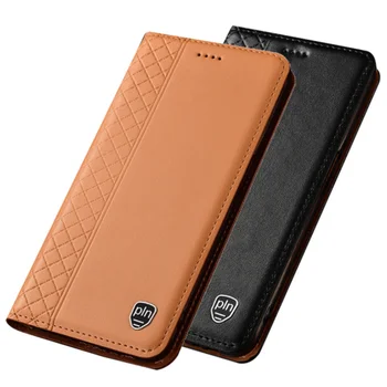 Originálne kožené magnetické telefón taška karta kreditná držiak pre Asus Zenfone 6 2019 puzdro puzdro pre Asus Zenfone 6Z ZS630KL flip case