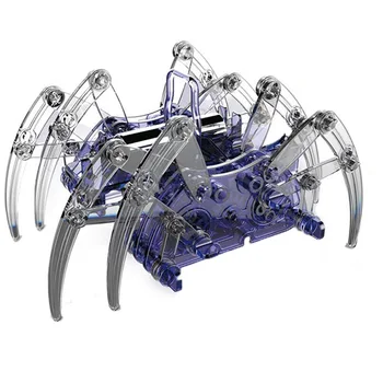 Deti vedeckých DIY zmontované hračky vedy a vzdelávania série elektrický robot spider experimentálna fyzika puzzle