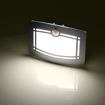 Snímač pohybu Aktivuje LED Nástenné Svietidlo na batériový Bezdrôtový Nočné Svetlo Automatické Zapnutie/Vypnutie na Chodbe Cesty, Schodisko na Stenu
