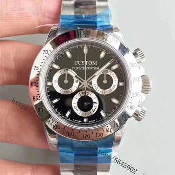 Luxusné značky automatické mechanické pánske hodinky vojenské biele keramické sapphire nerezová oceľ remienok nepremokavé dátum sledovať mužov 09